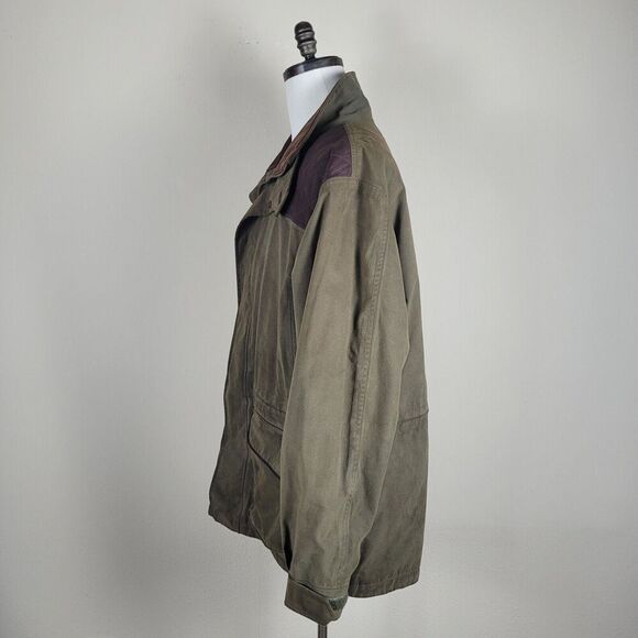 VTG Cabellas Jacket Mens Large Olive Hunting Outdoor Utility Field Thinsulate - Picture 5 of 13